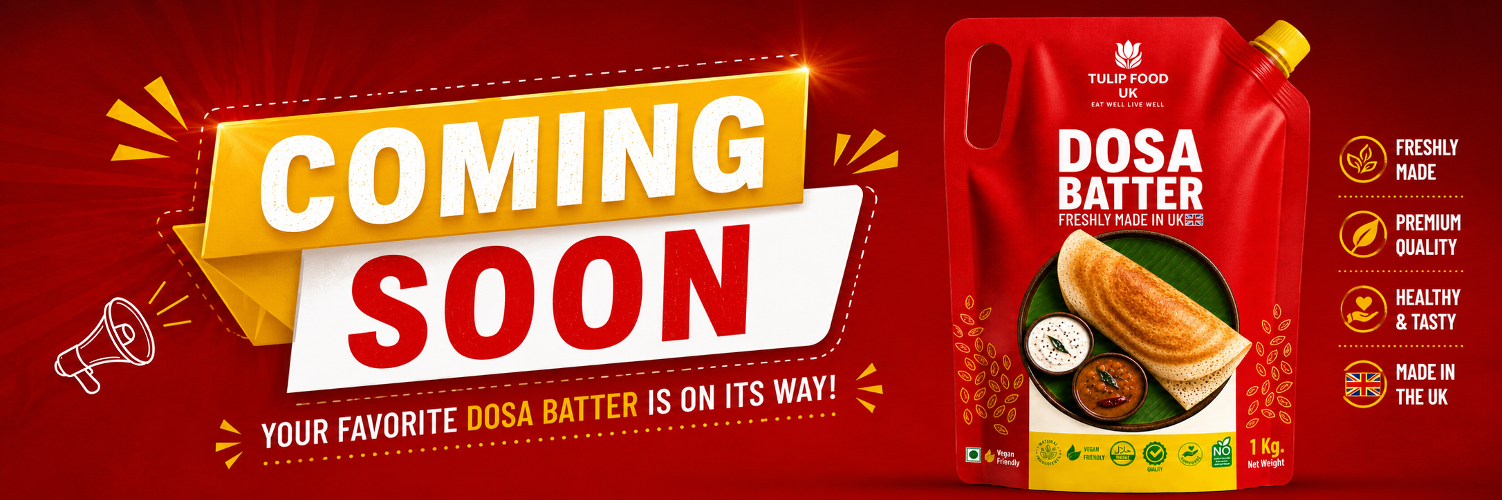 Dosa Batter Coming Soon
